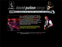 Tablet Screenshot of davidpatonsongs.com